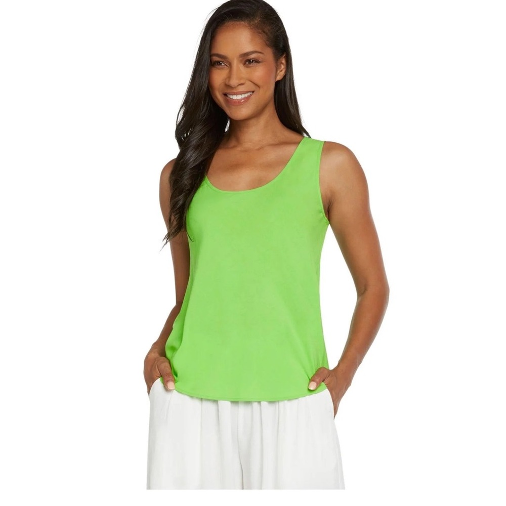 Jams World Green Apple Sleeveless Top Size Large